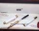 Perfect Replica Knockpff Mont Blanc Meisterstuck Gold Clip White Fountain Pen Wholesale (2)_th.jpg